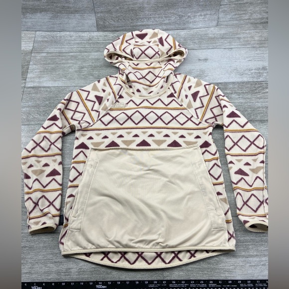 The North Face Fleece Hoodie Womens Small Aztec Cowl Neck Pullover Southwest - Picture 10 of 16